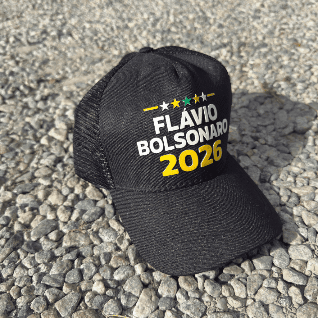 Boné Flávio Bolsonaro 2026 - Edição Limitada Oficial