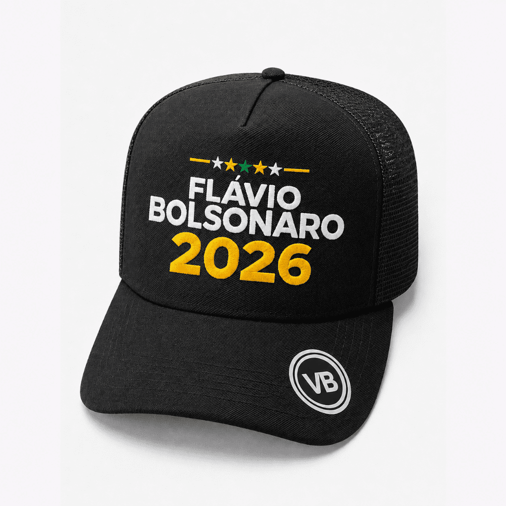Boné Flávio Bolsonaro 2026 - Edição Limitada Oficial