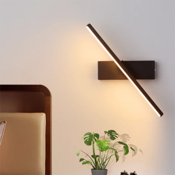 Luminária Moderna de Parede Para Quarto Rotativa - Simpla