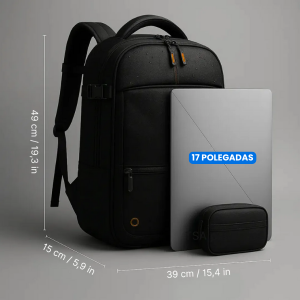 (COMPRESSOR DE AR GRÁTIS) Mochila de Compressão a Vácuo - Zinova