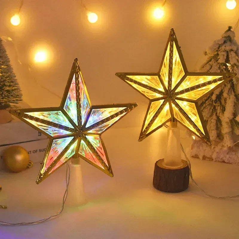 Estrela para Árvore de Natal LED com Efeito Cristal - Zinova