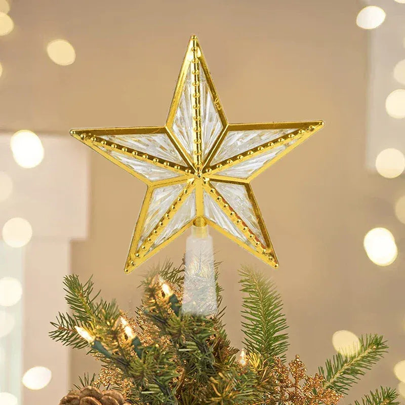 Estrela para Árvore de Natal LED com Efeito Cristal - Zinova
