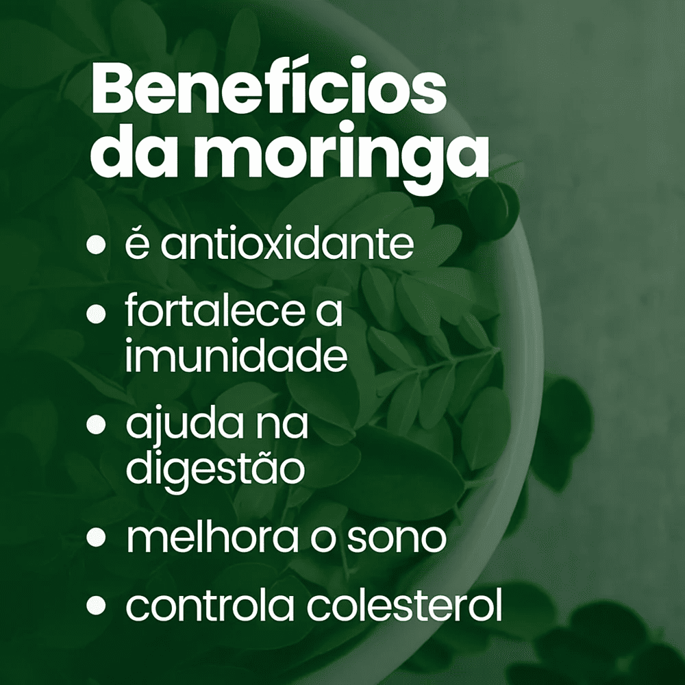 Moringa 100% Pura - Qualidade Premium - Simpla