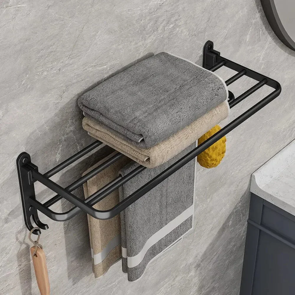 Suporte Porta-Toalhas Dobrável - Simpla