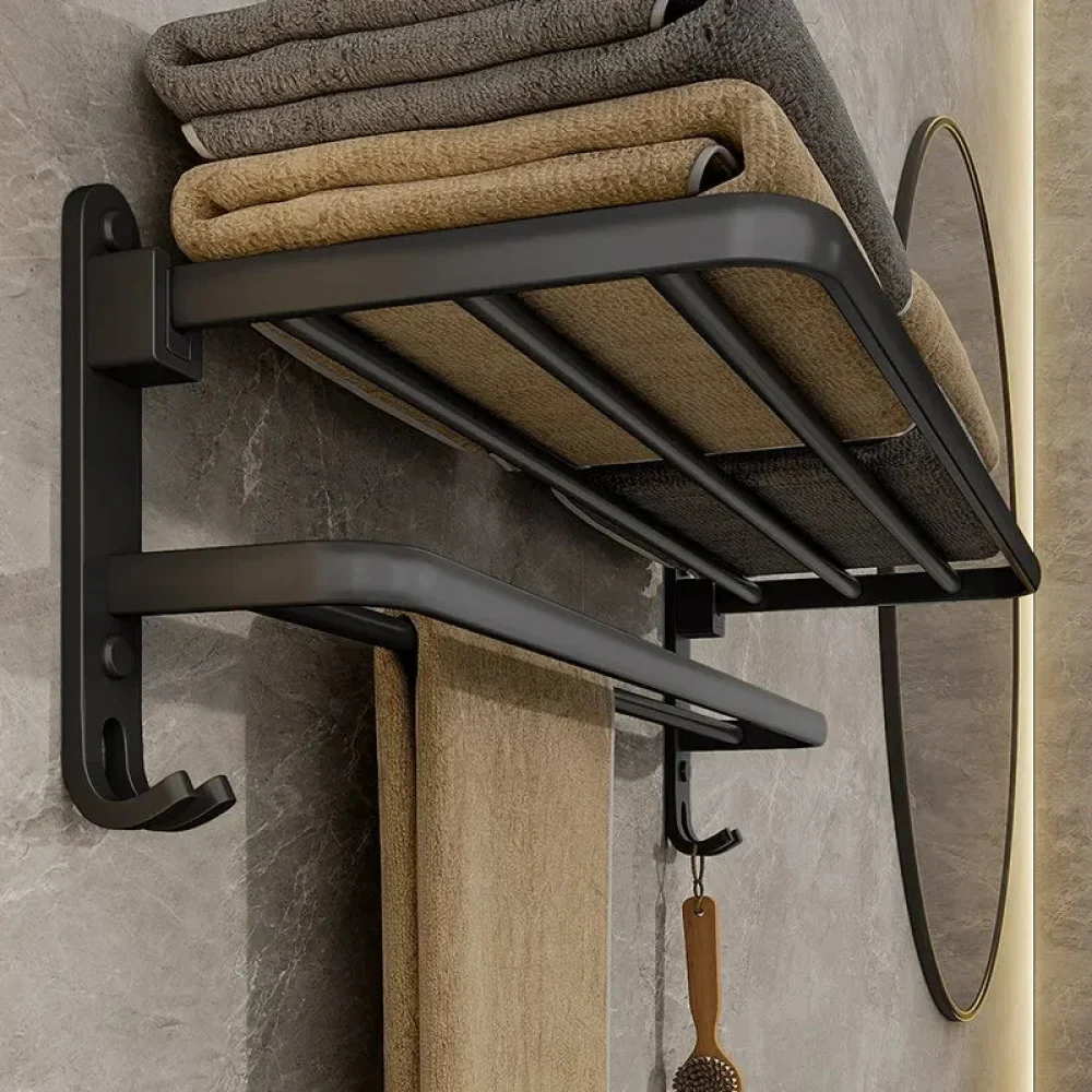 Suporte Porta-Toalhas Dobrável - Simpla