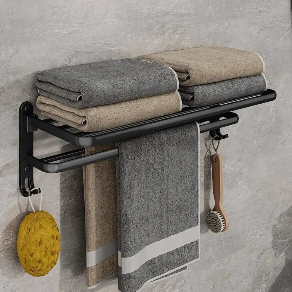Suporte Porta-Toalhas Dobrável - Simpla