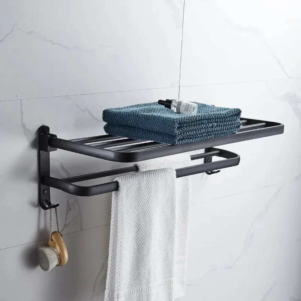 Suporte Porta-Toalhas Dobrável - Simpla