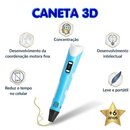 (ÚLTIMAS UNIDADES) Caneta Mágica de Impressão 3D + FRETE GRÁTIS