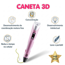 (ÚLTIMAS UNIDADES) Caneta Mágica de Impressão 3D + FRETE GRÁTIS