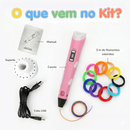 (ÚLTIMAS UNIDADES) Caneta Mágica de Impressão 3D + FRETE GRÁTIS