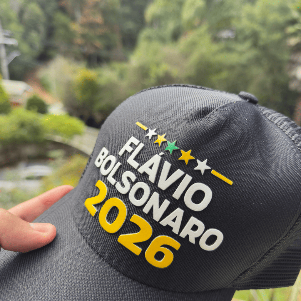 Boné Flávio Bolsonaro 2026 - Edição Limitada Oficial