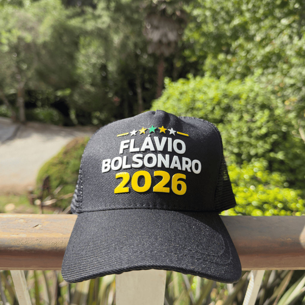 Boné Flávio Bolsonaro 2026 - Edição Limitada Oficial