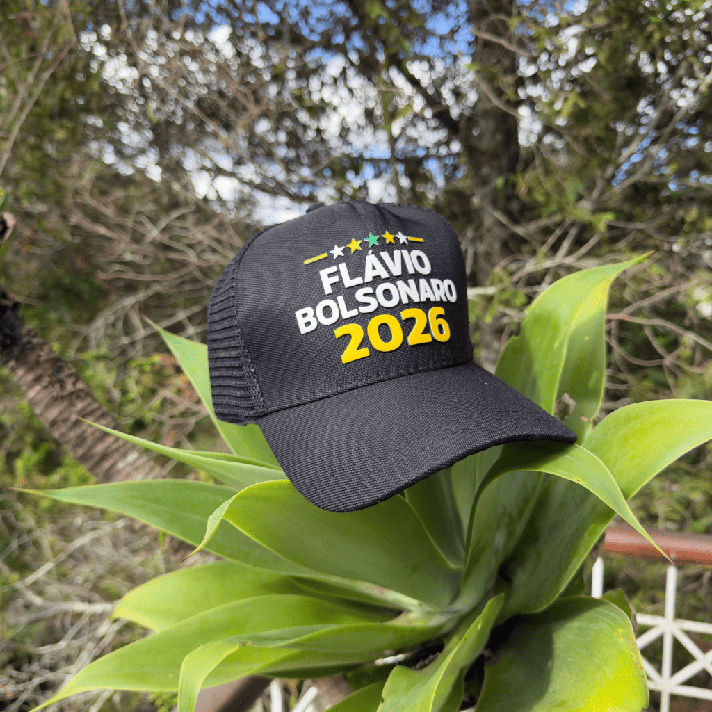 Boné Flávio Bolsonaro 2026 - Edição Limitada Oficial