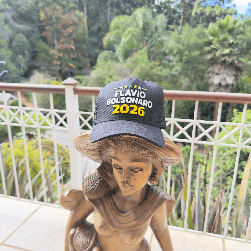 Boné Flávio Bolsonaro 2026 - Edição Limitada Oficial