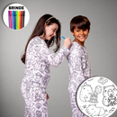 Pijama Infantil Manga Longa Capivara Unissex + BRINDE 12 CANETINHAS