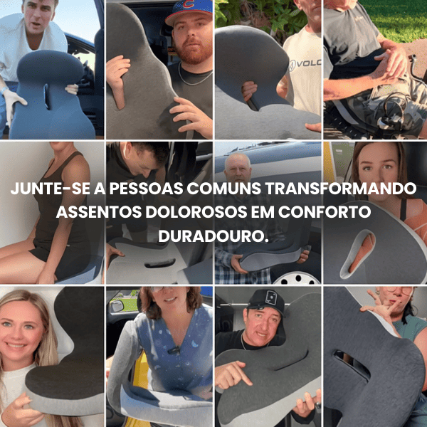 (COMPRE 1 LEVE 2) Almofada Ortopédica Para Assento - Simpla
