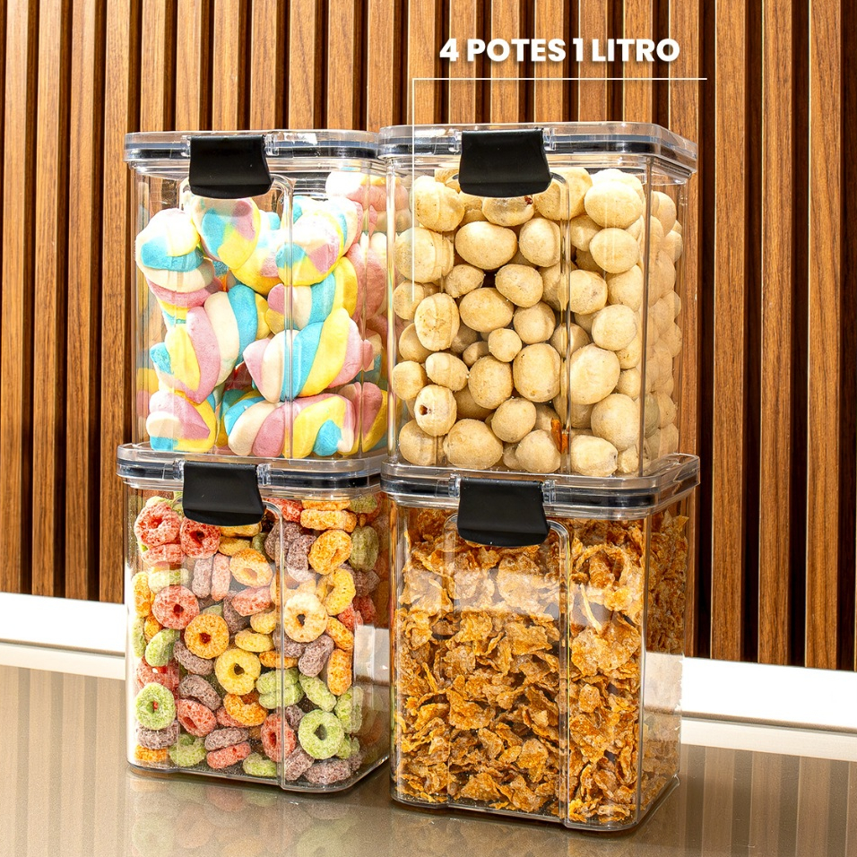 Kit Pote Hermético (Compre 1 Leve 4) - Simpla
