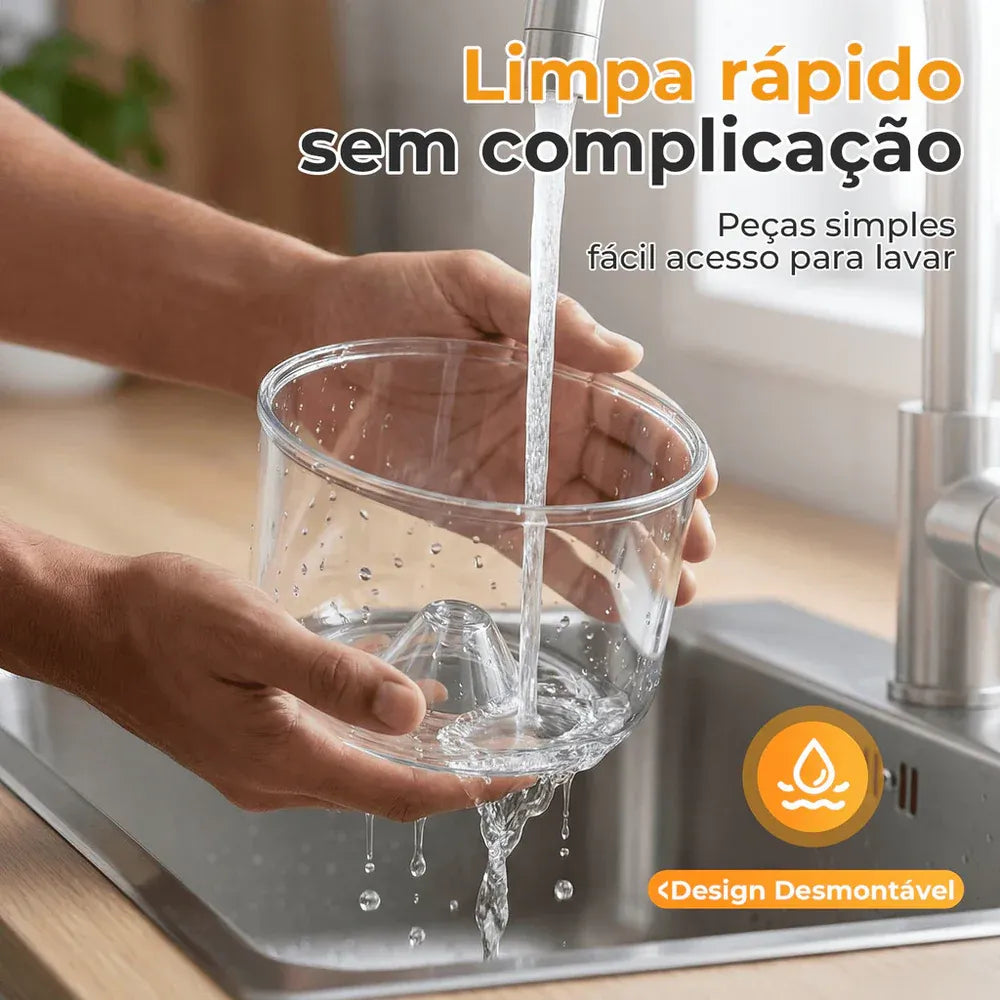 (ÚLTIMAS UNIDADES) Descascador Elétrico de Alho e Frutas Automático - Simpla