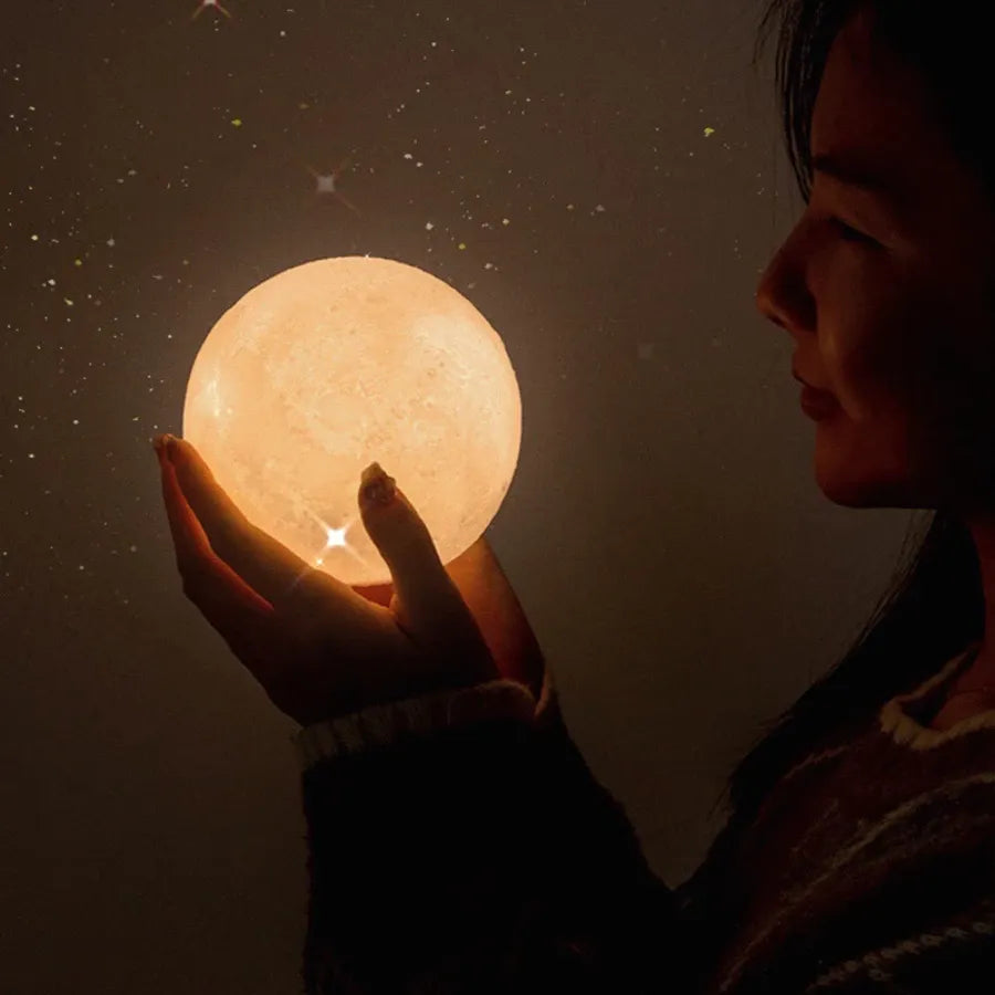 Luminária Lua 3D Decoração - Simpla