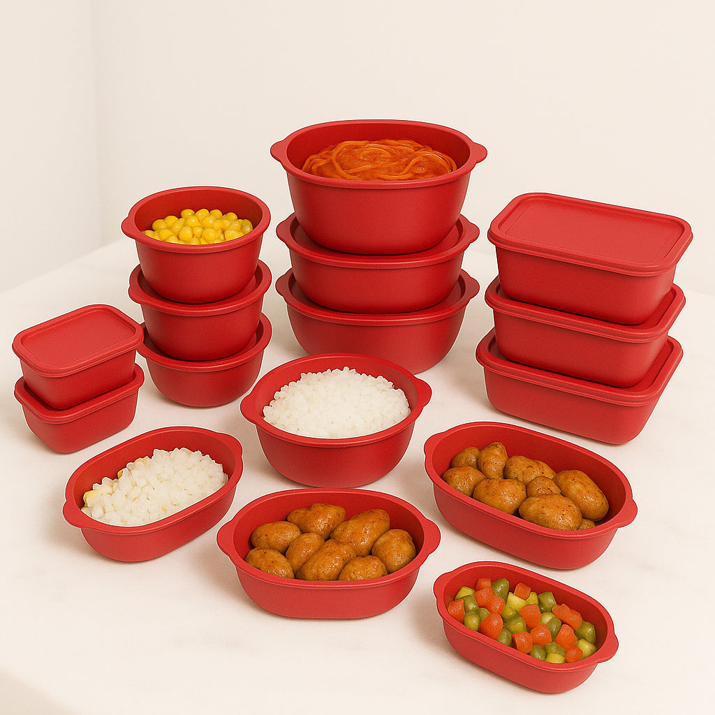 Kit 15 Potes Herméticos de Alimentos - Simpla