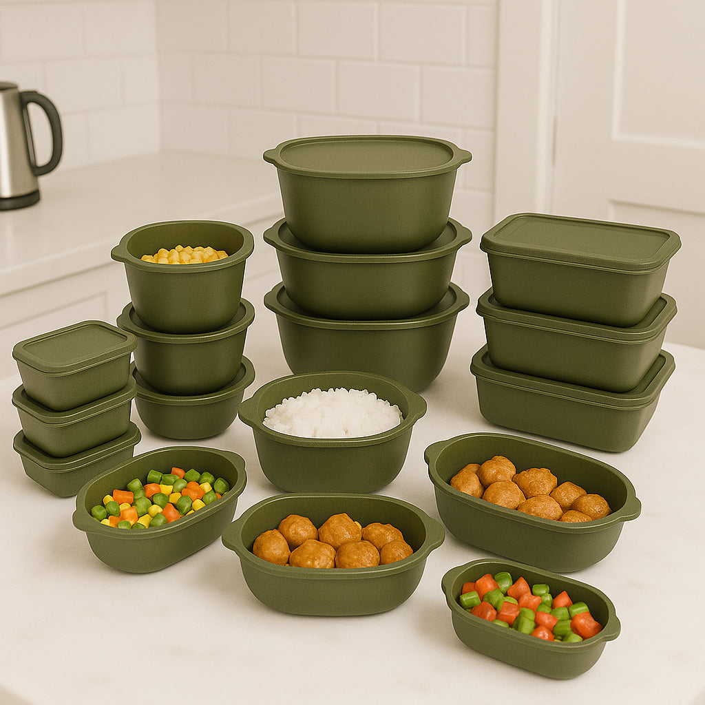 Kit 15 Potes Herméticos de Alimentos - Simpla