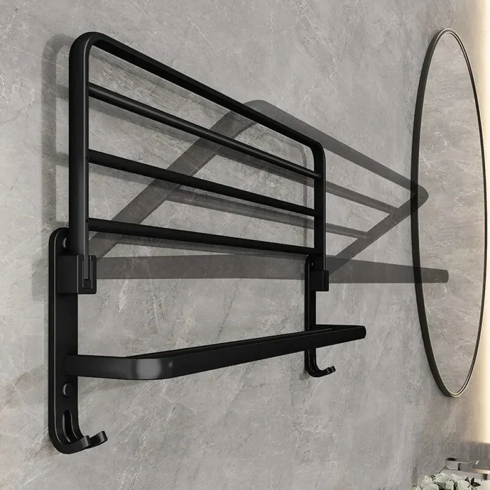 Suporte Porta-Toalhas Dobrável - Simpla