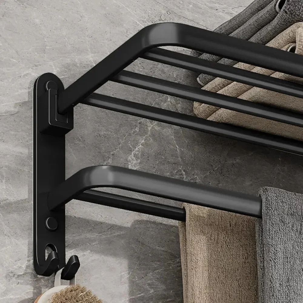 Suporte Porta-Toalhas Dobrável - Simpla