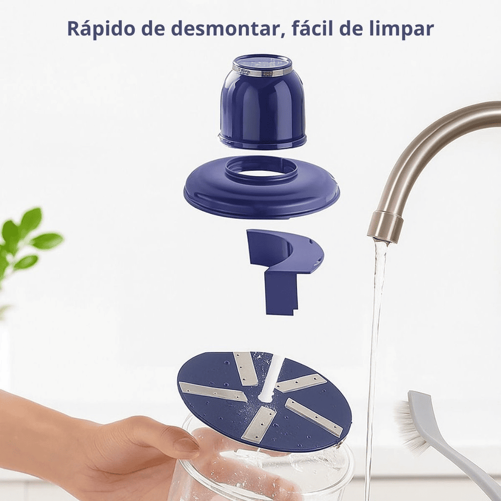 (ÚLTIMAS UNIDADES) Descascador Elétrico de Alho e Frutas Automático - Simpla